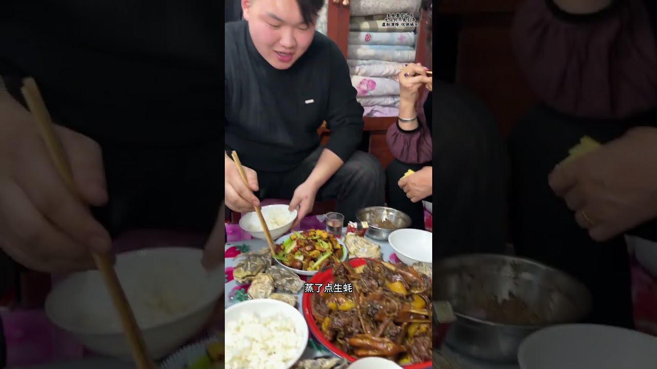 The big goose made by Xiao Wei is so delicious #Family#My rural life#Record real life#Wang