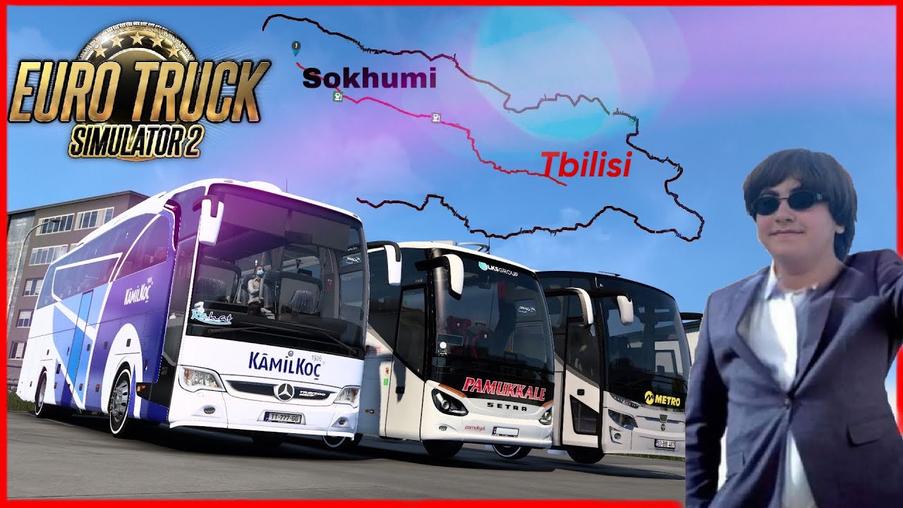 Euro Truck Simulator 2 | თბილისიდან სოხუმში