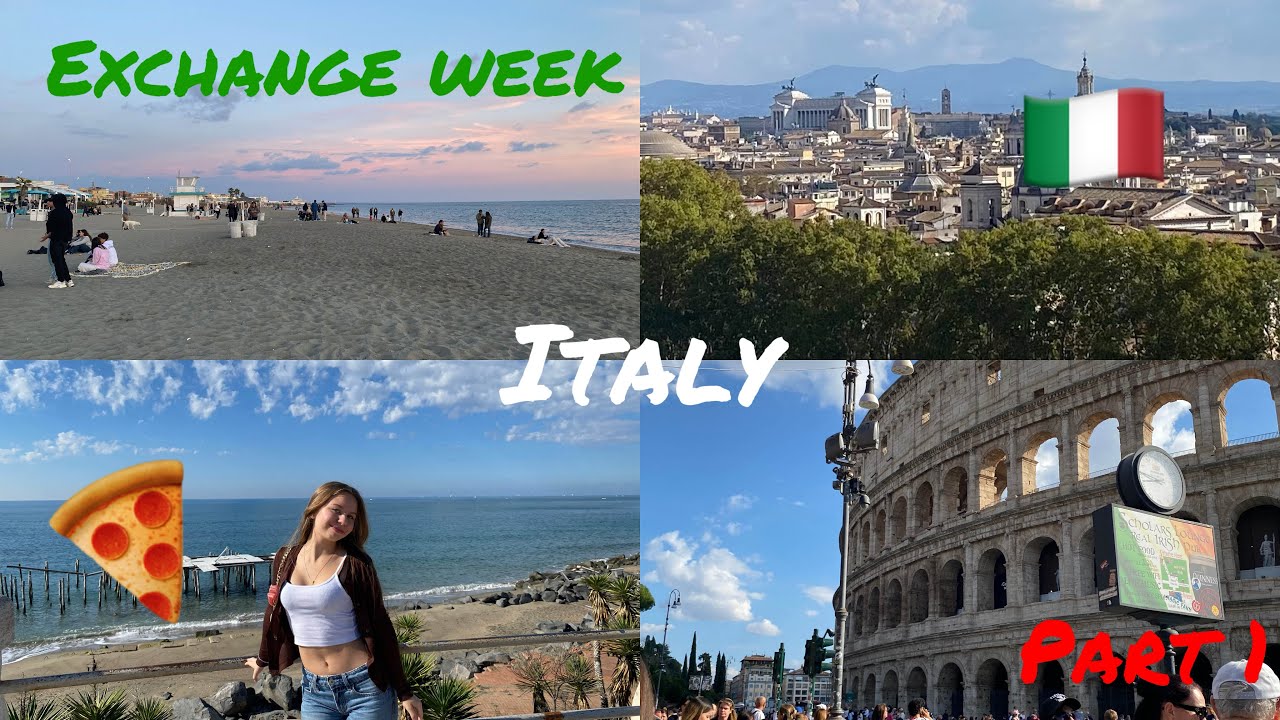 ШКОЛЬНЫЙ ОБМЕН В ИТАЛИЮ | ￼КАК Я ЖИЛА В РИМЕ НЕДЕЛЮ | EXCHANGE PART 1 🇮🇹