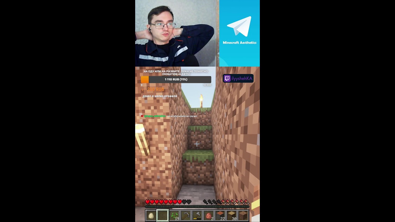 Дизайнер выживает в Minecraft