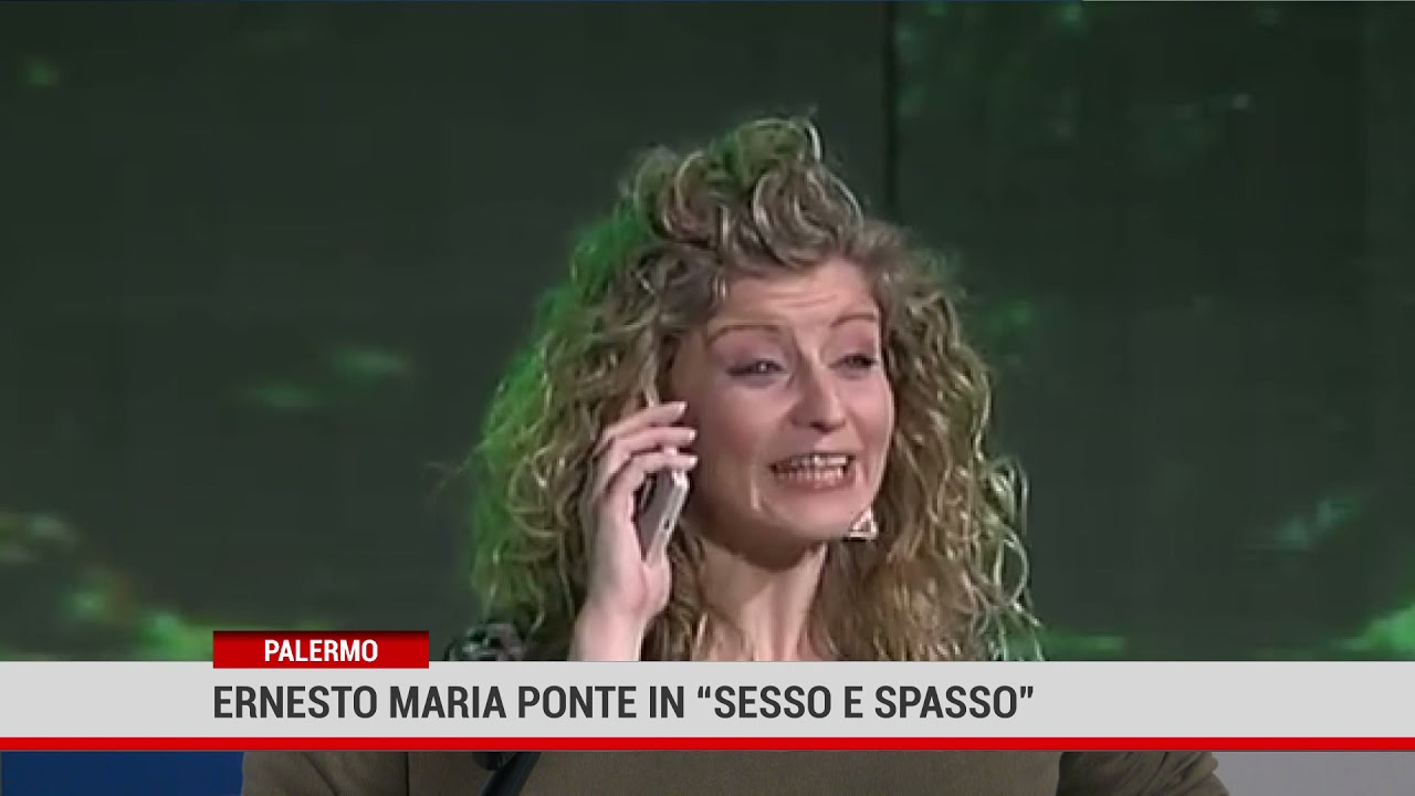 Palermo. Ernesto Maria Ponte in “Sesso e spasso”