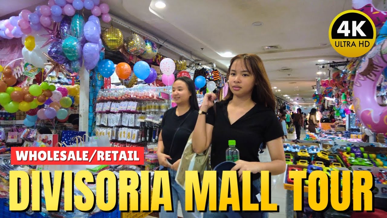 [4K] Divisoria Mall Tour: Murang Toys, Candies, at Payong Galore! Wholesale & Retail Finds!
