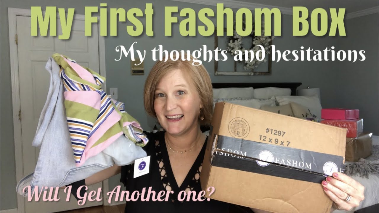 My First Fashom Box / Honest Thoughts About this Box / Subscription Clothing  Box Review👚