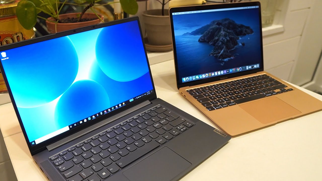 Macbook Air vs Lenovo Yoga Slim 7 - Hands On Comparison