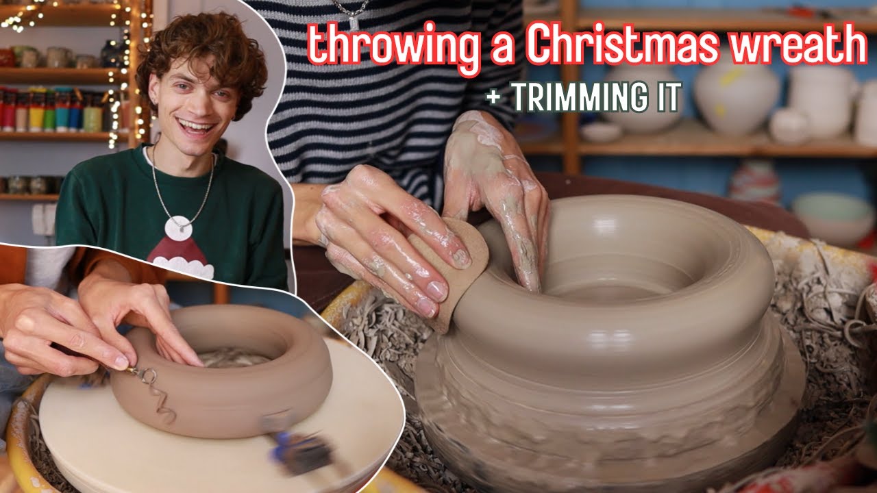 How to Throw a Christmas Wreath / Donut shape