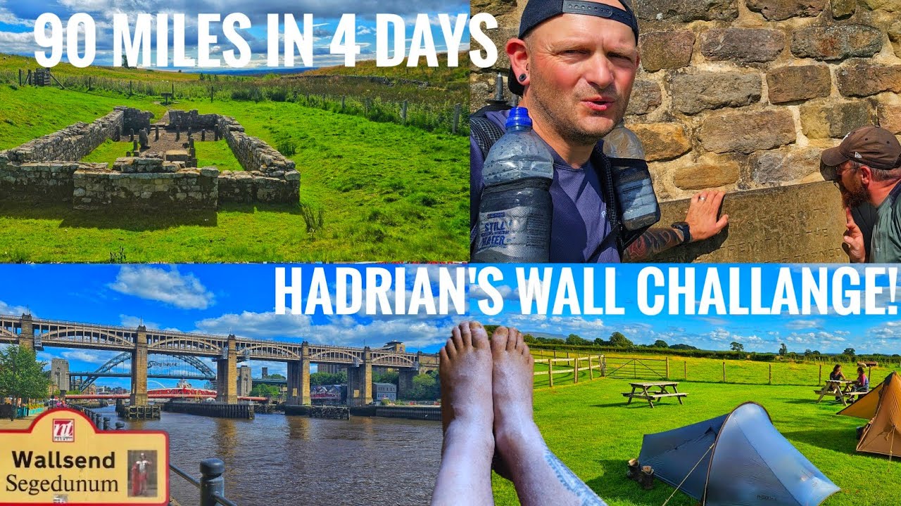 Epic Hadrian's Wall Walk : 90 Miles in 4 Days | Stunning Scenery, Stealth Camping & Painful Feet!