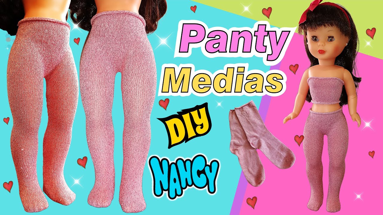 MEDIAS PANTYS para MU&Ntilde;ECAS - Leggins DIY 💙
