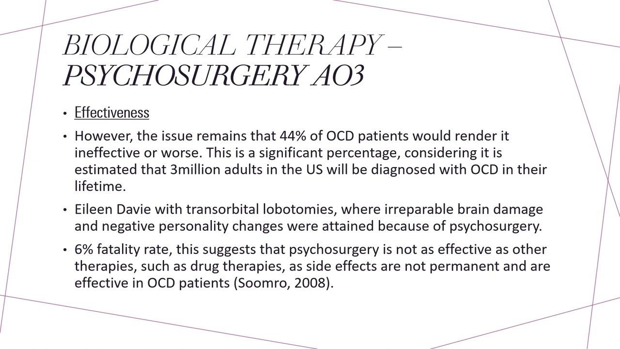 Eduqas Psychology Component 1 - Therapies