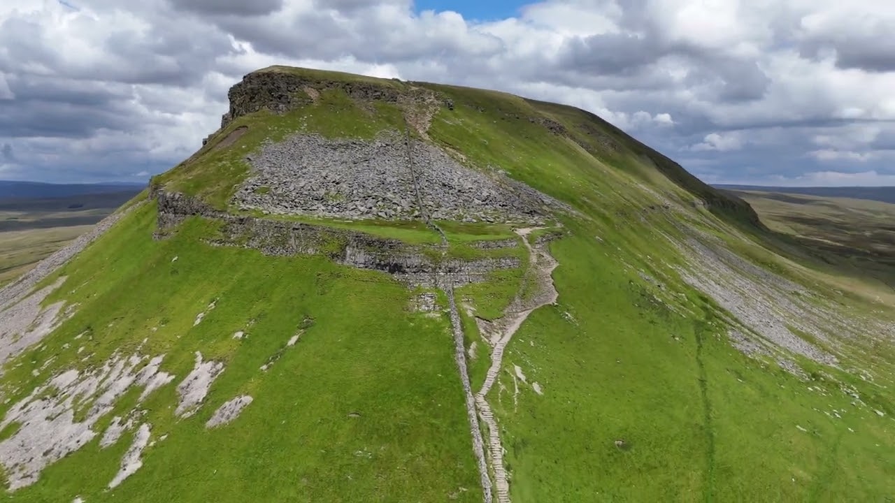 Llittondale to Pen y Ghent Scenic Aerial Travels by RC Aircraft