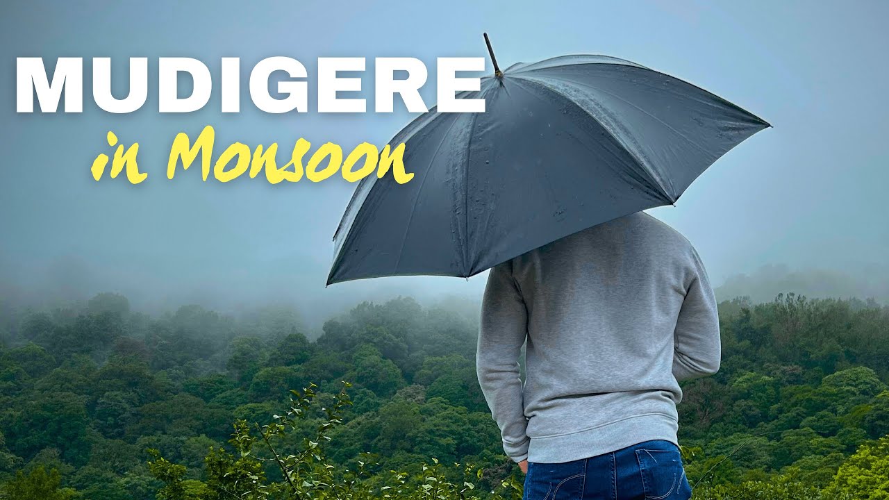 MUDIGERE in MONSOON ☔️| Pravat Plantation Stay | Chikkamagaluru | Monsoon Ride