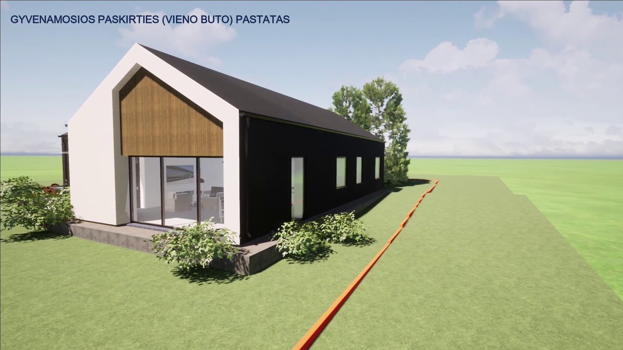 Vieno aukšto namo projektas -195,8m² ID 149