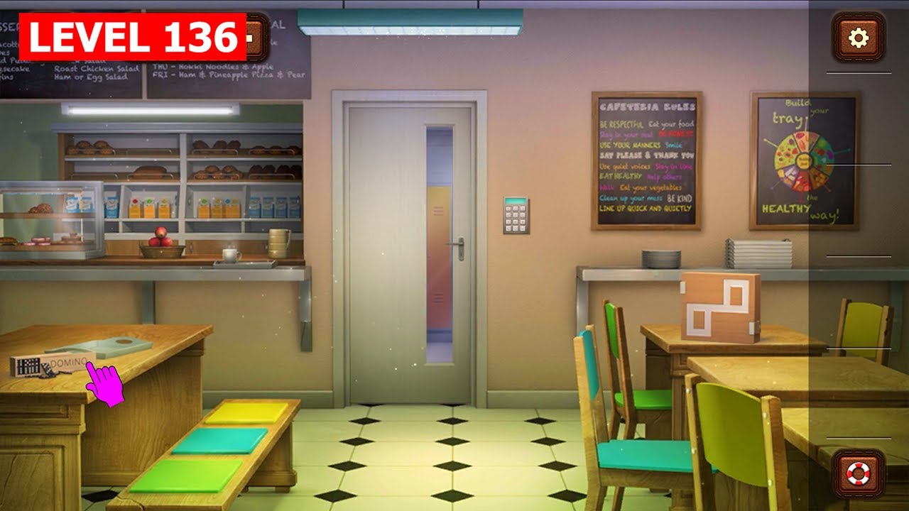 100 Doors Games Escape From School LEVEL 136 - Gameplay Walkthrough Android IOS