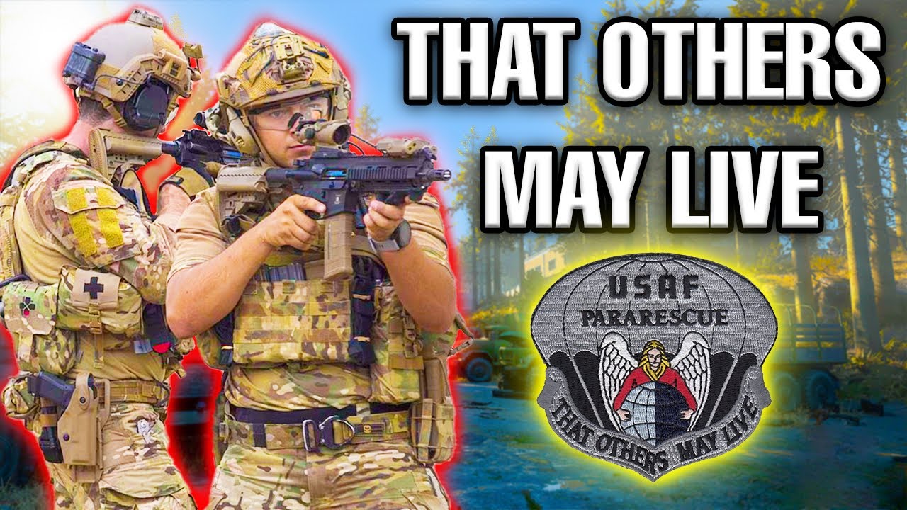 Air Force Pararescue Loadout In Ground Branch