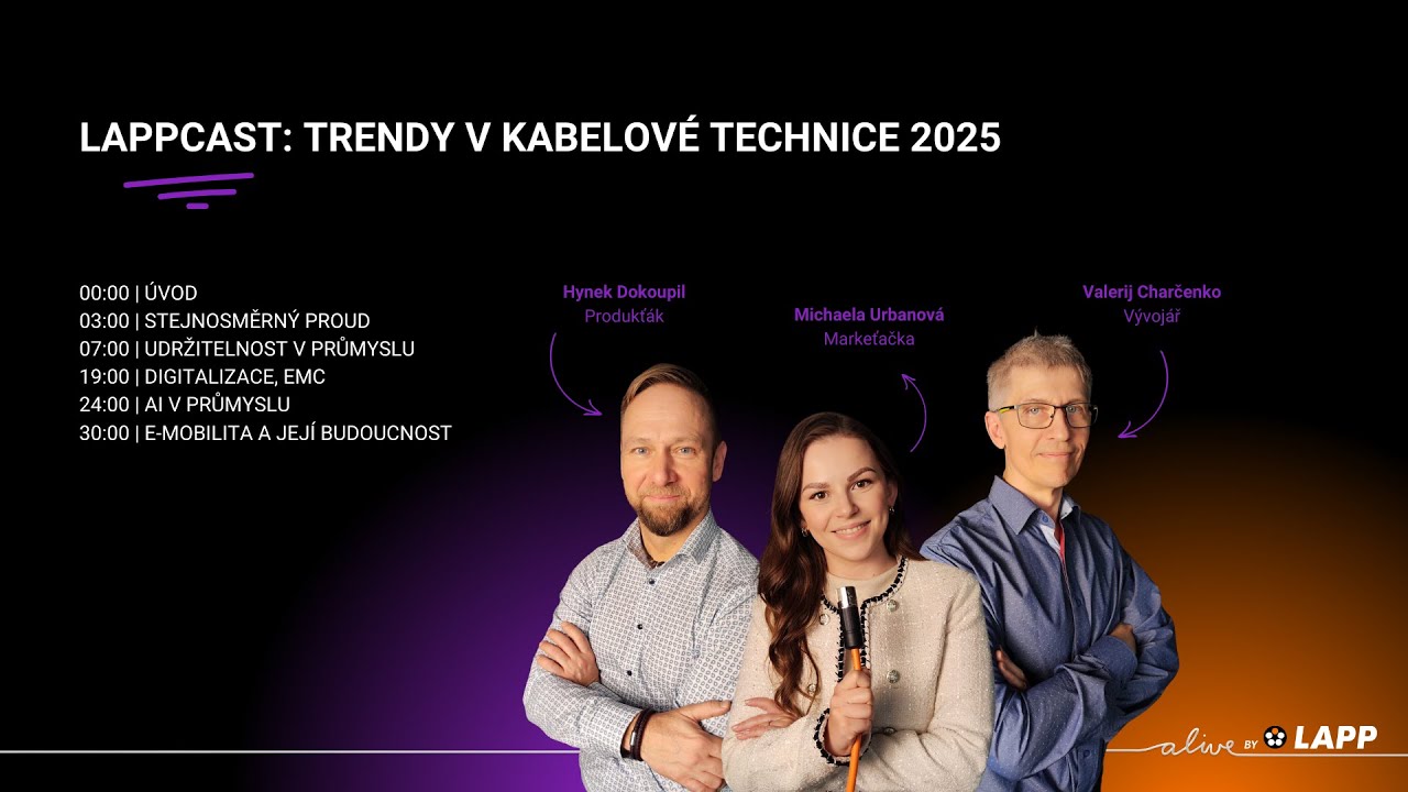 LAPPCAST: Trendy v kabelové technice 2025