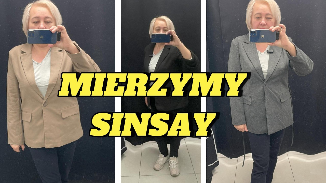 TE ŻAKIETY PODKREŚLAJĄ TALIĘ?✨ MIERZYMY SINSAY✨ DAMSKIE NOWOŚCI SINSAY ✨PRZEGLĄD P&Oacute;ŁEK✨ PROMOCJE✨