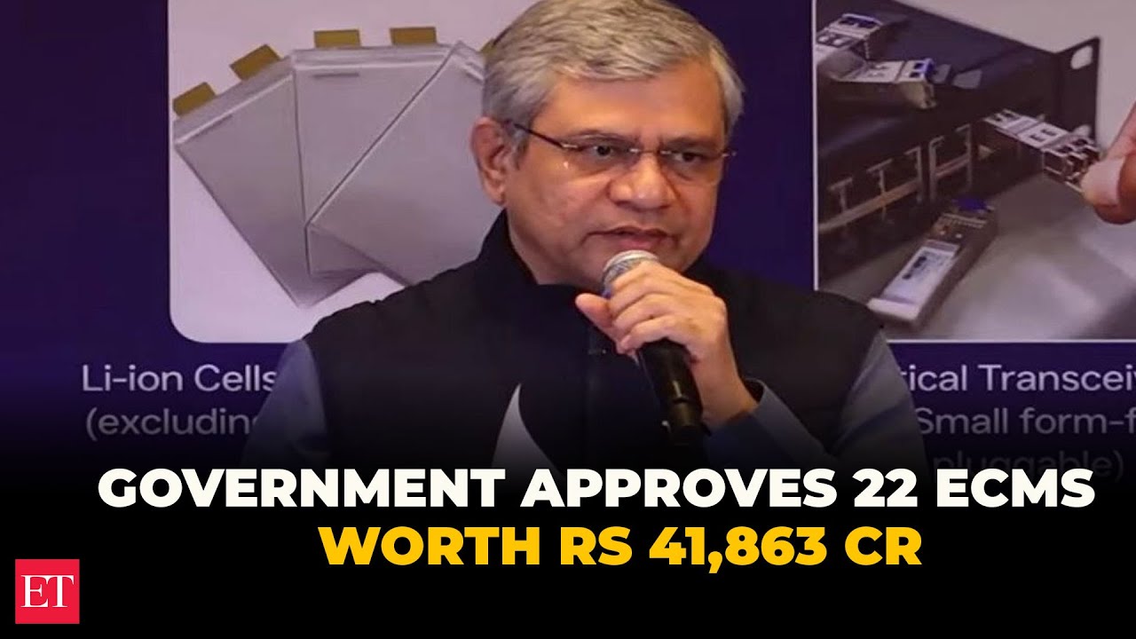 Government approves 22 electronics manufacturing projects worth Rs 41,863 cr