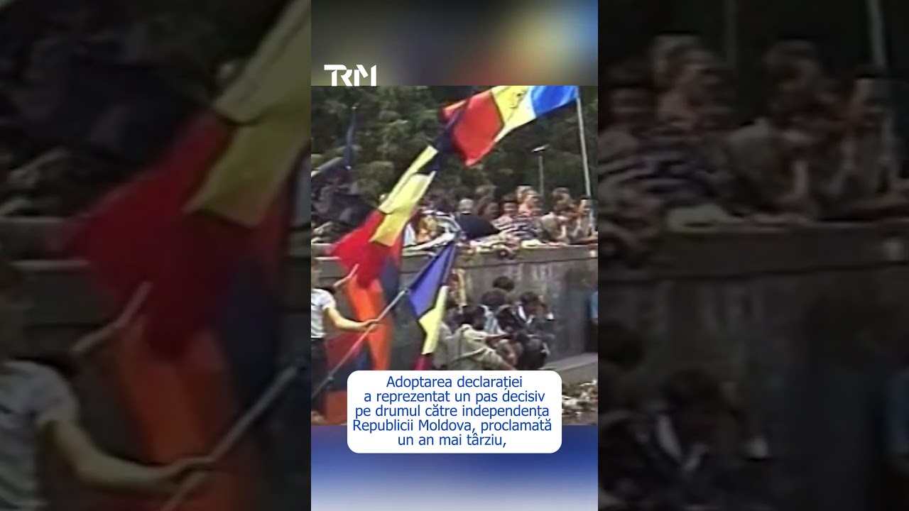 Republica Moldova marchează 36 de ani de la adoptarea Declarației de Suveranitate