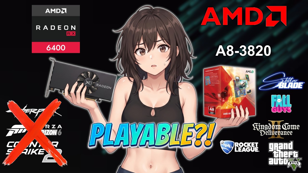 I tried to play modern games on an A8 3820 ... DON'T DO IT!
