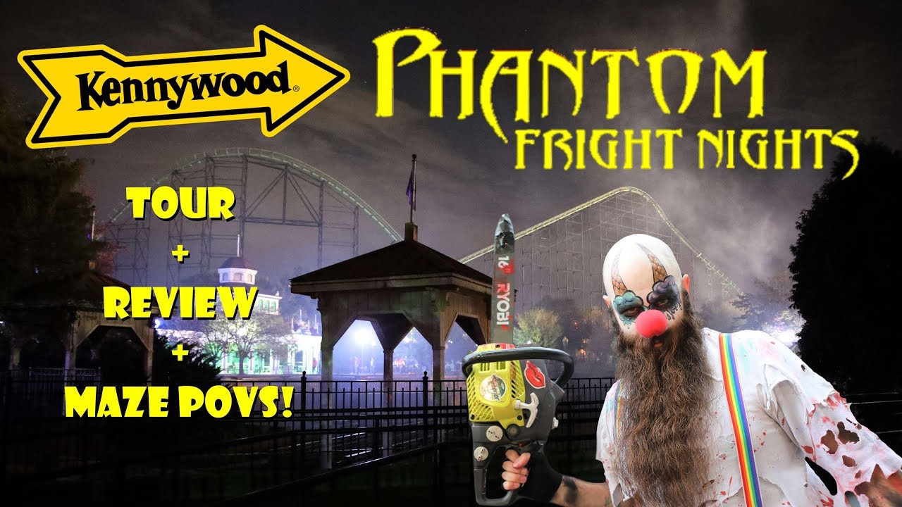 Kennywood Park Phantom Fright Nights 2019 Tour, Review, & Maze POVS!