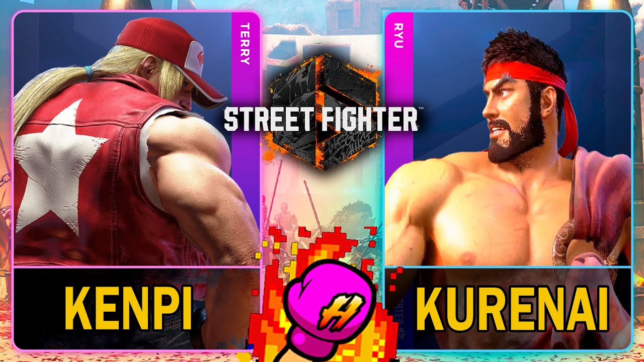 SF6 Kenpi (TERRY) VS Kurenai (RYU)🥊Street Fighter 6🥊スト6🥊4K 60ᶠᵖˢ