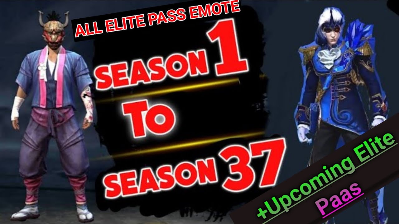FREE FIRE ALL ELITE PASS EMOTE | FREE FIRE SEASON 1 TO 39 ALL ELITE PASS EMOTE | FREE FIRE ALL EMOTE