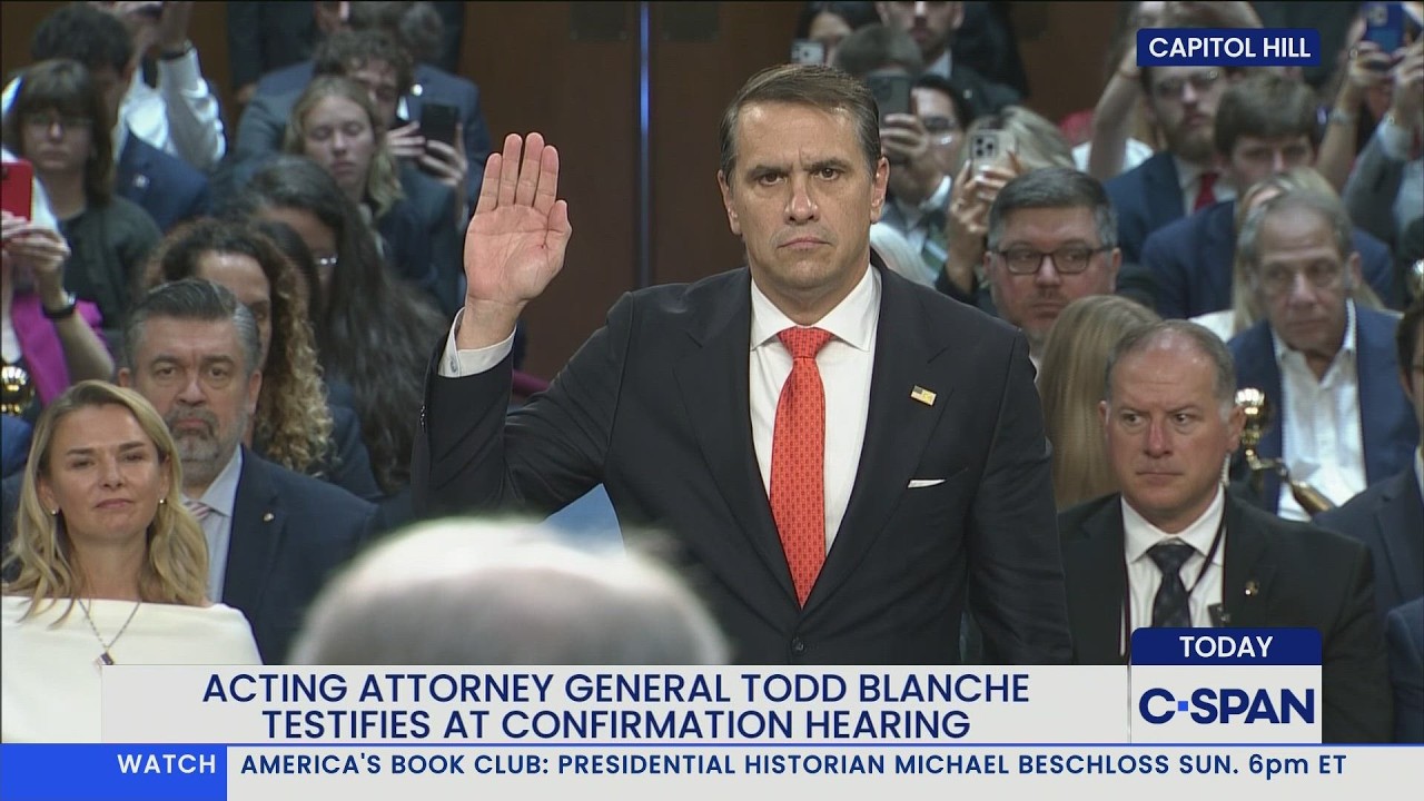 Todd Blanche Senate Confirmation Hearing to be Attorney General
