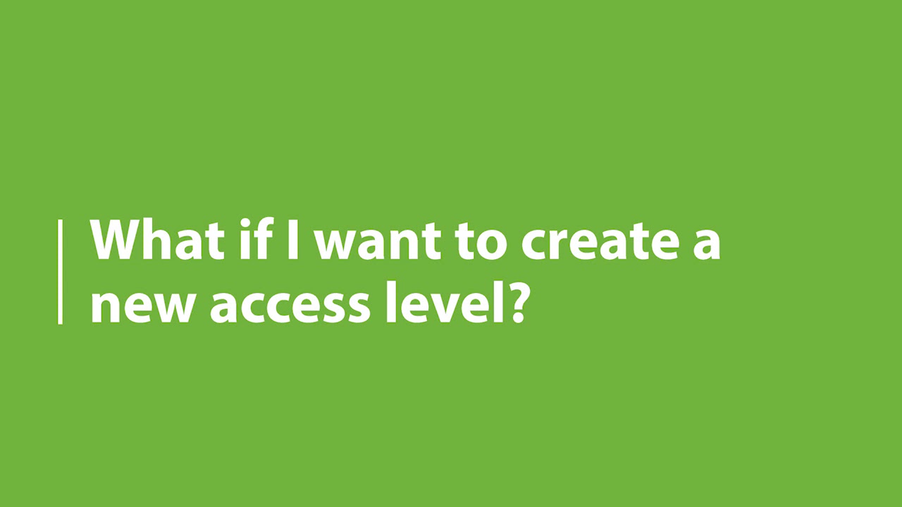 Net2 Software - Restricting Access Permissions