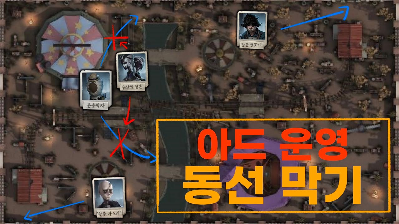 동선 틀어막기가 중요한 아드 운영