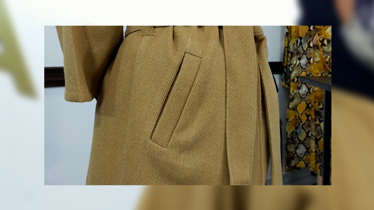 طريقة خياطة جيب الشق للمبتدئين💯  coudre poche un passepoilée facile