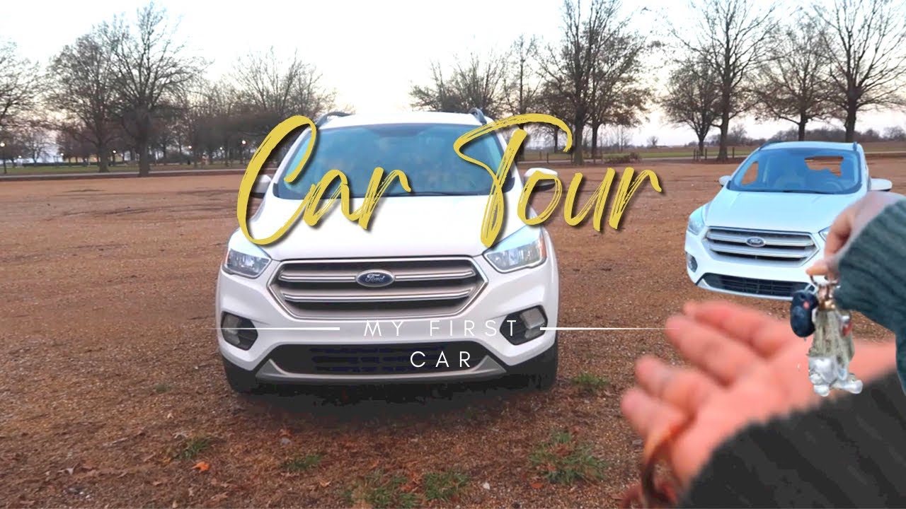 I BOUGHT MY FIRST CAR AT 23! 2018 FORD ESCAPE CAR TOUR