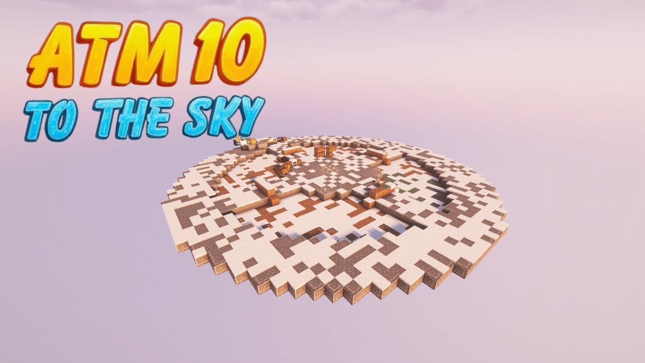 I Built the Ultimate Skybase From Just One Block | All The Mod 10 to the sky