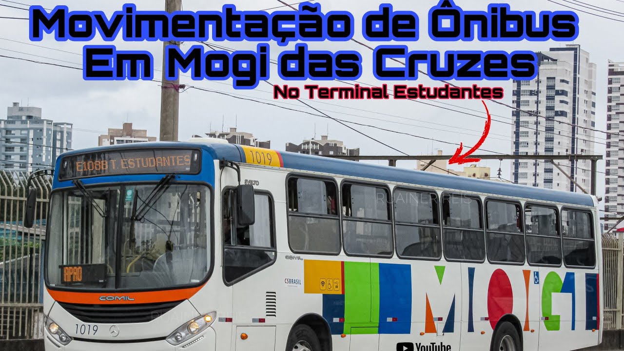 Movimentação de Ônibus no Terminal Estudantes em Mogi das Cruzes - SP !!