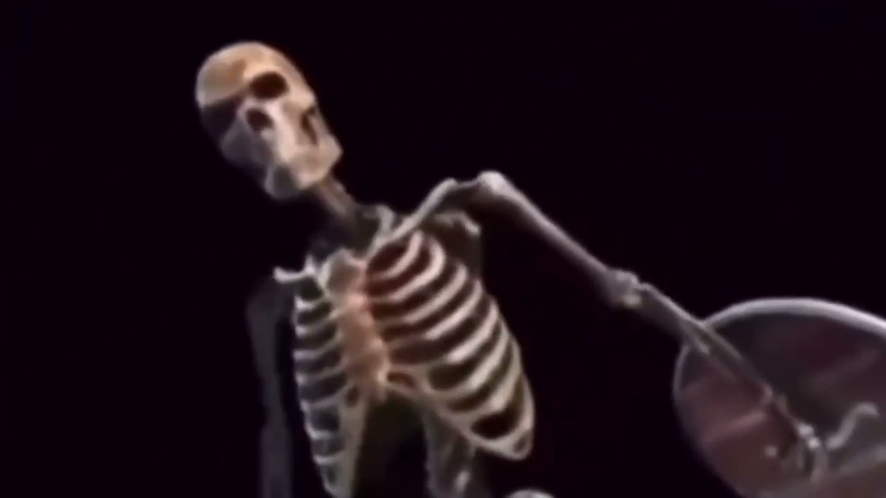1 Hour of Silence Interrupted By Skeleton Banging Shield