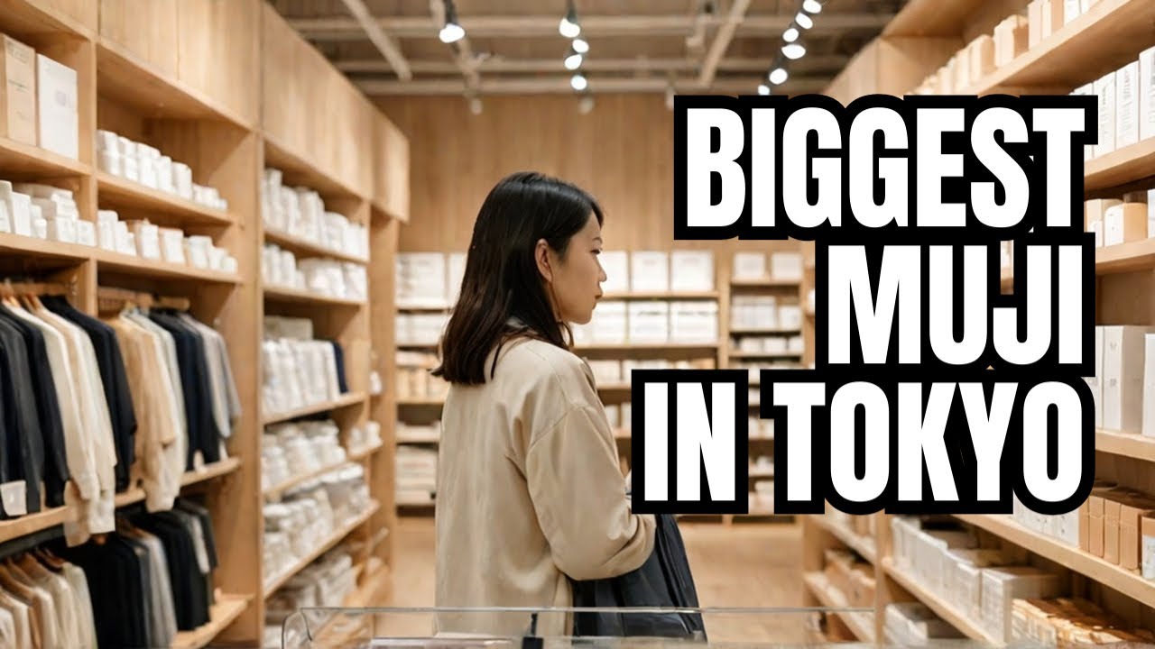 Exploring the biggest MUJI store in Tokyo JAPAN