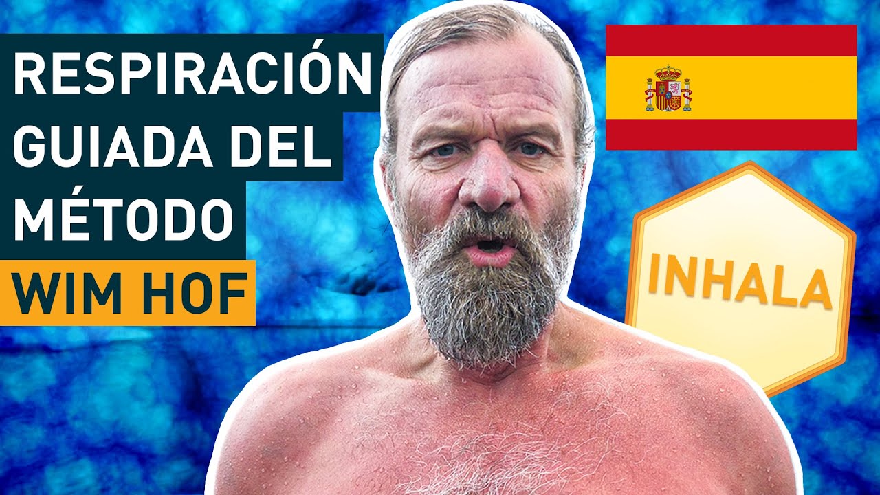 Ejercicios de respiraci&oacute;n de Wim Hof guiados en espa&ntilde;ol (3 rondas a ritmo lento)