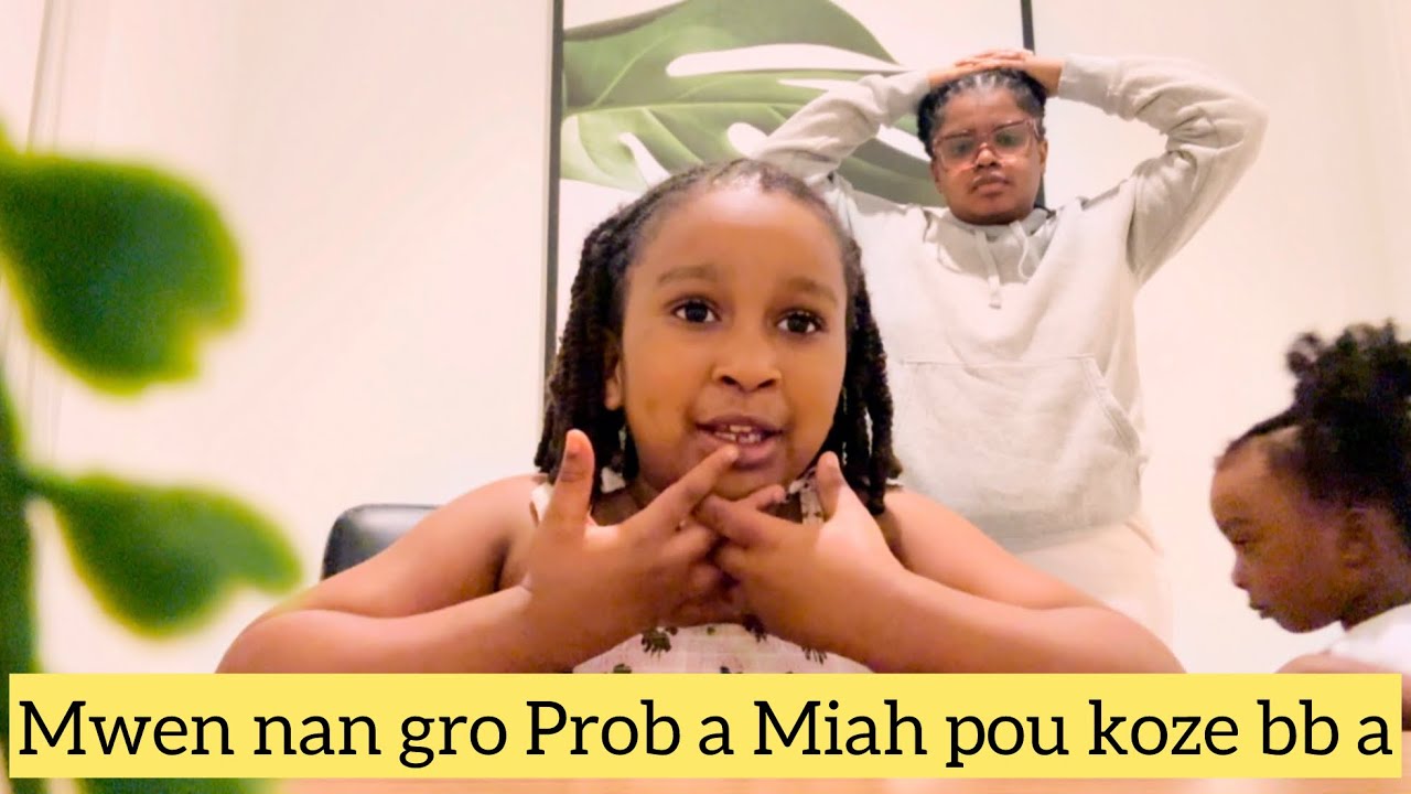 Miah poko konnen istwa bb a avek men nan tet zantray rache poum ap tande sa lap di de bb a oufff 