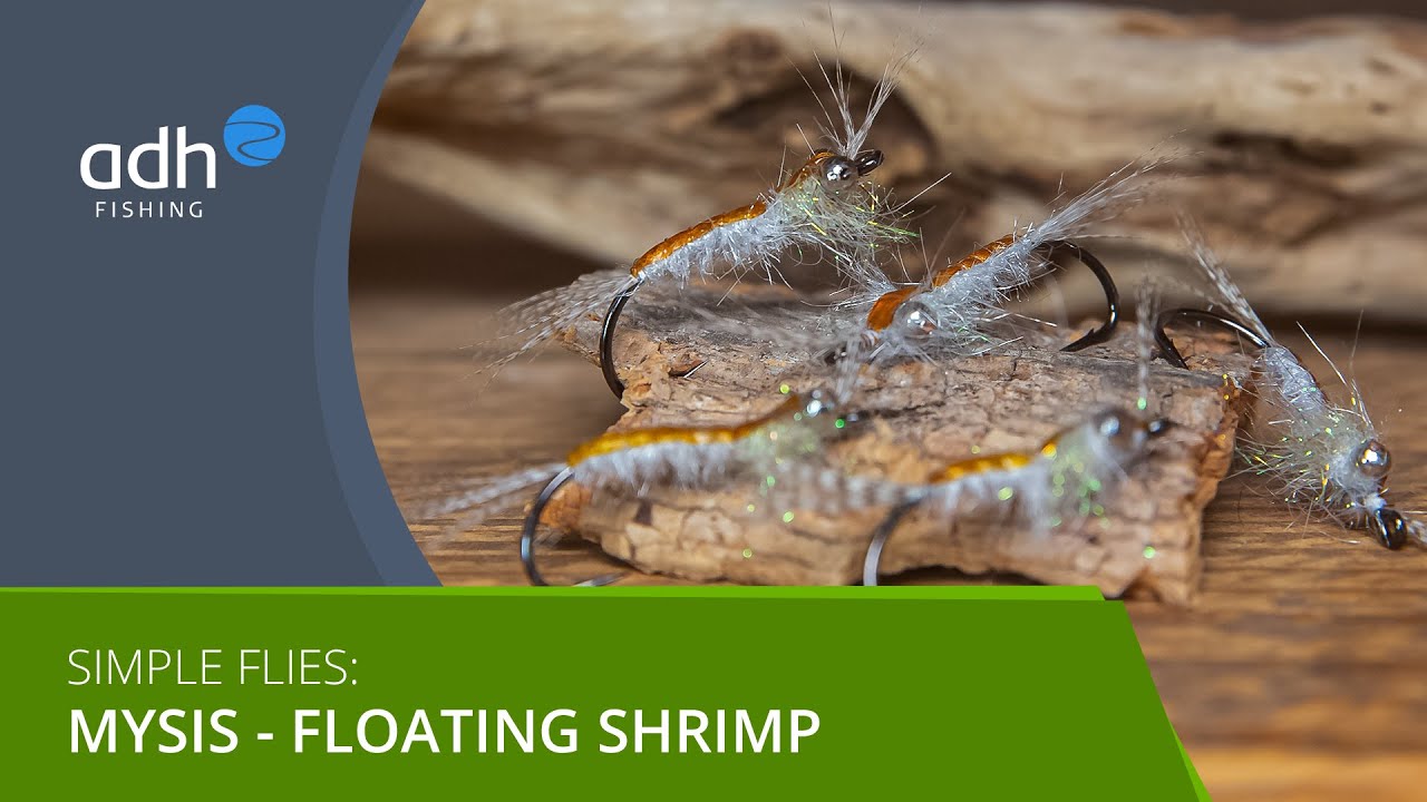 Fliegenbinde-Anleitung: Mysis Shimp - schwebende Garnele für heikle Meerforellen