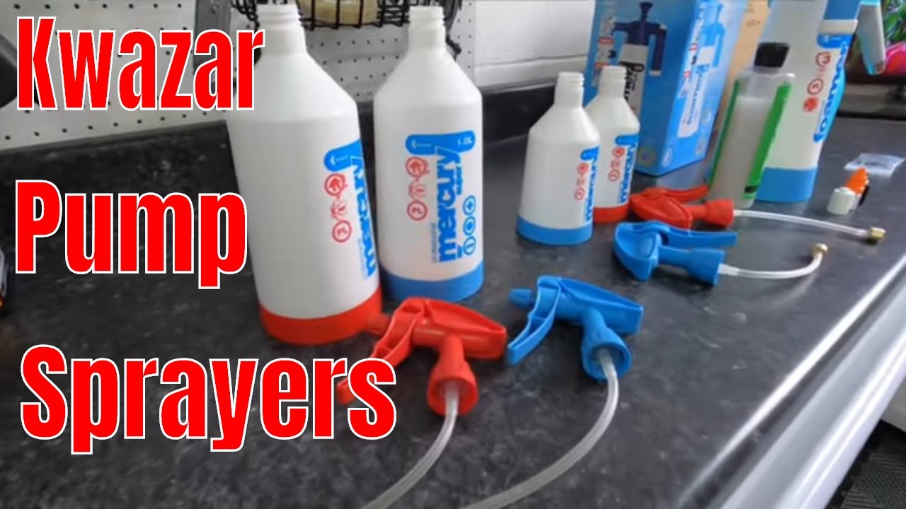 New Electric/Pump Sprayers!! Kwazar Foamers And Sprayers!!
