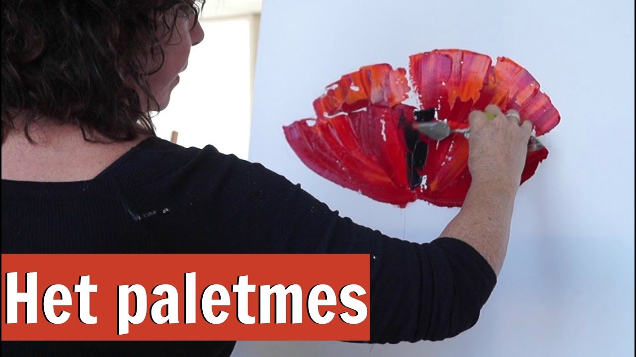Werken met het paletmes | VrolijkSchilderij