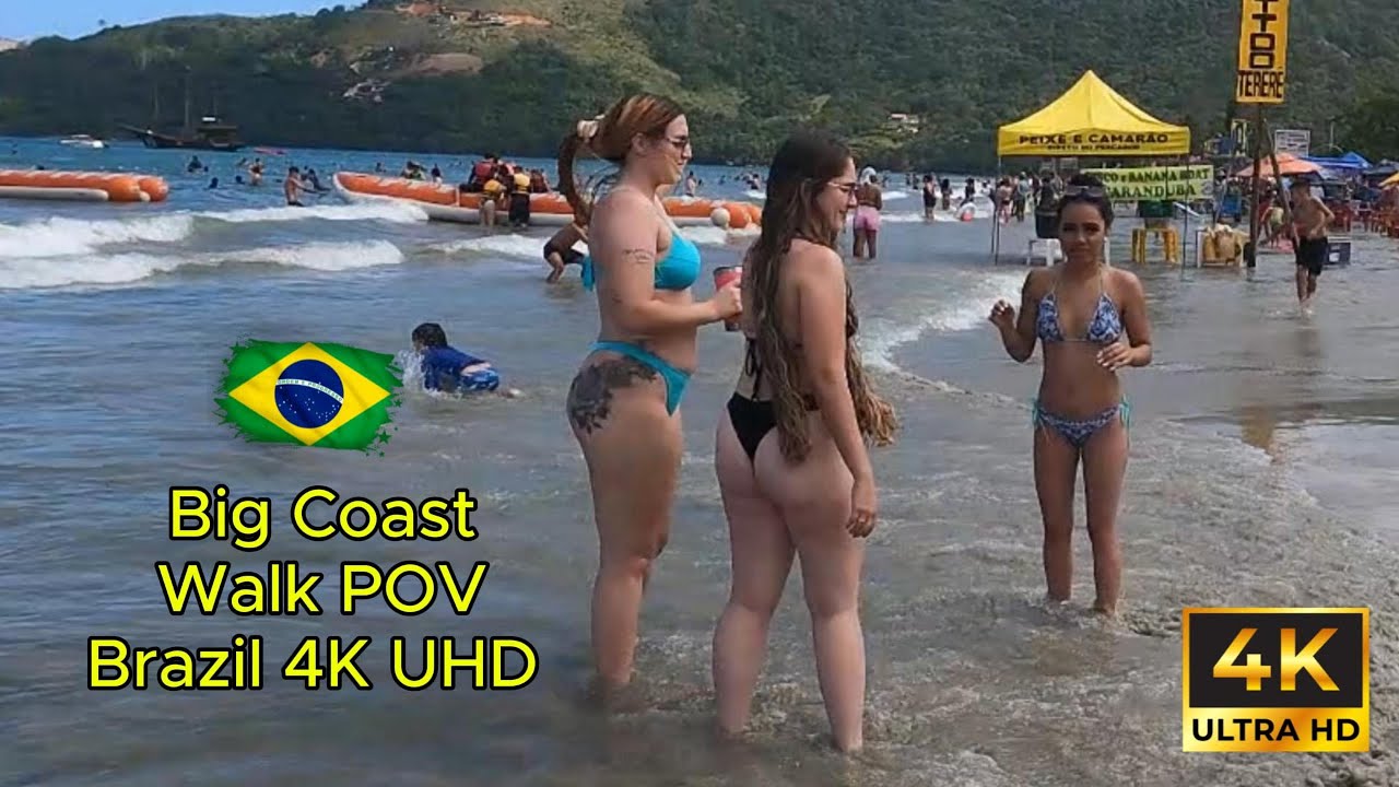 🌡️ 🇧🇷 Big Coast 🌊🔥: Какие Тайны Скрывает Этот Берег? | POV 4K HDR | ⭐⭐⭐⭐⭐