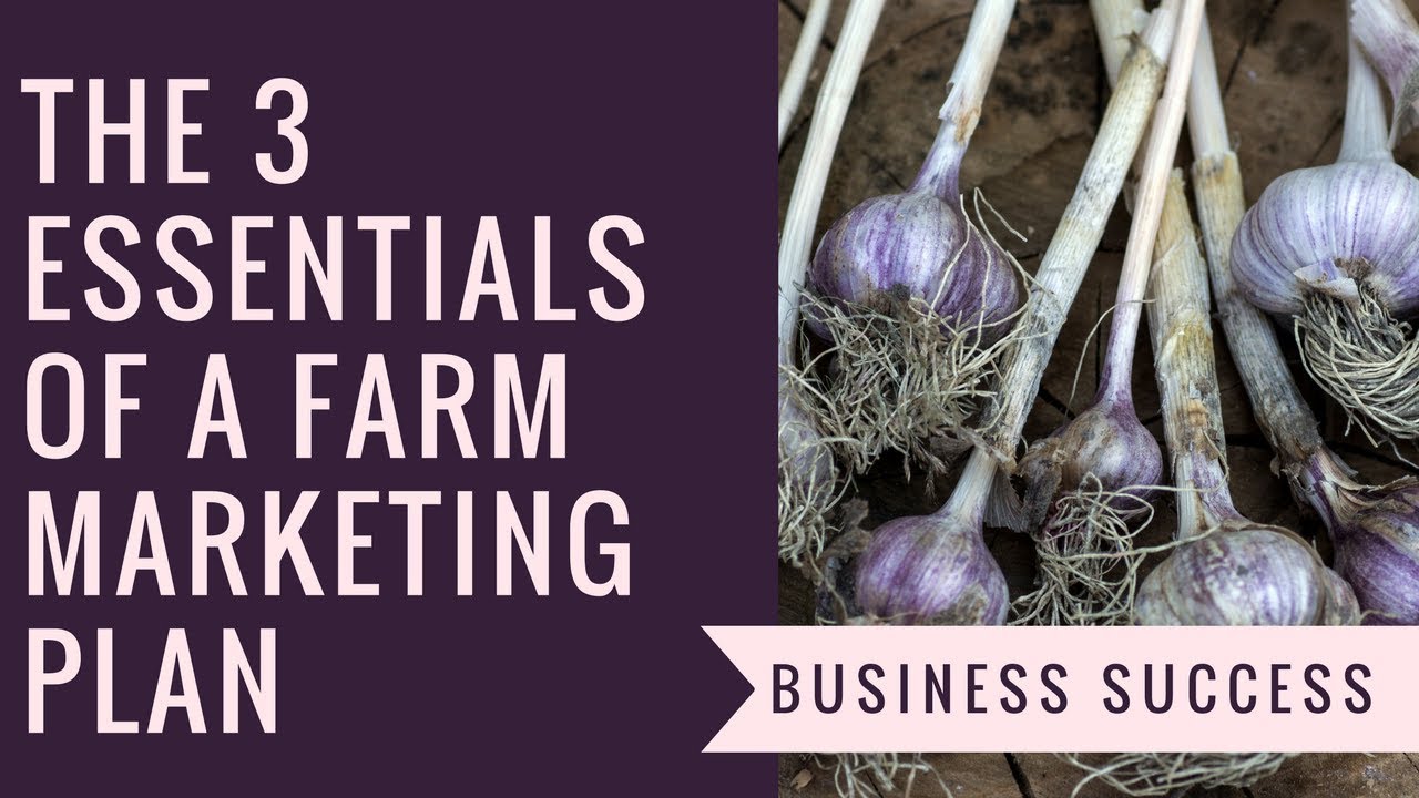 The 3 Essentials of a Farm Marketing Plan