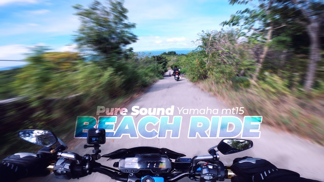 Beach Pure Sound Ride 4k | Yamaha MT15 SC Project