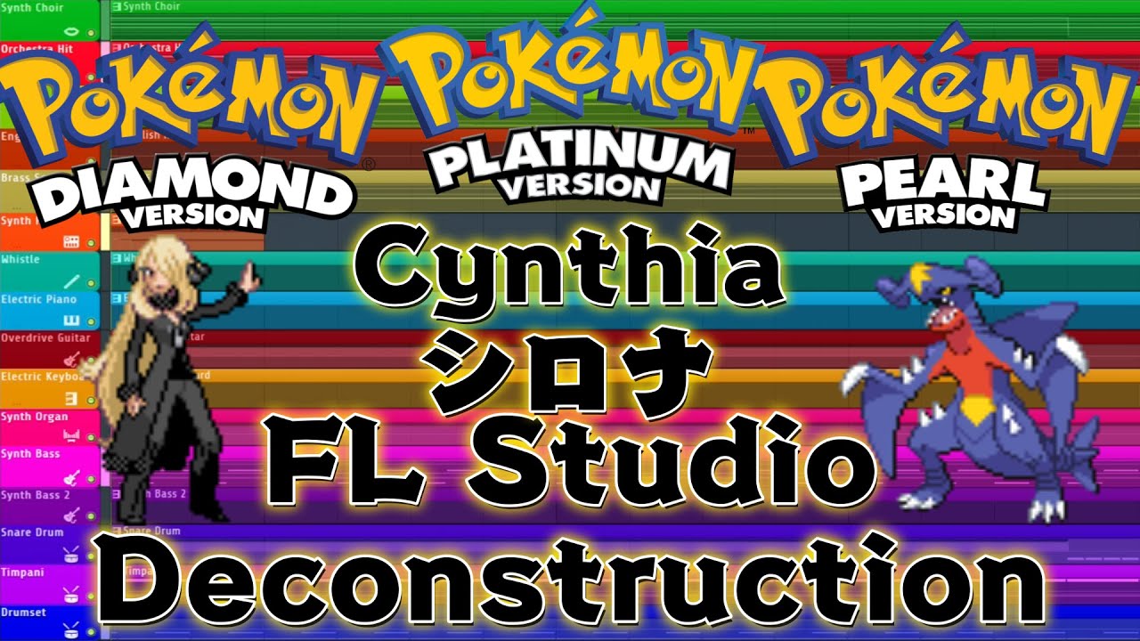 Pokémon Diamond/Pearl/Platinum - CYNTHIA - FL Studio Deconstruction