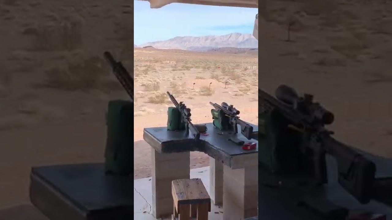 Long range shooting at SHOT Show Range Day #shotshow