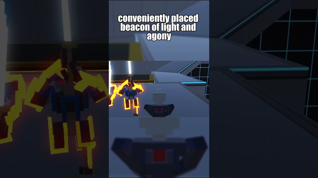 conveniently placed beacon of light