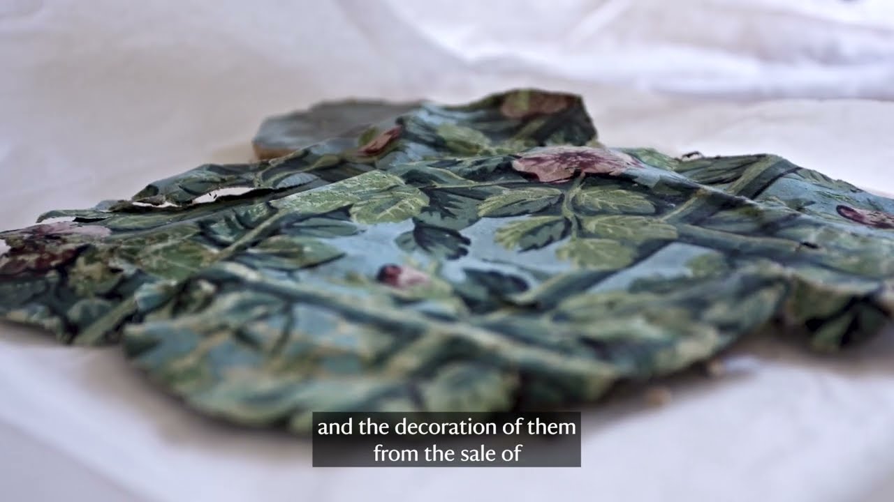 Historic wallpapers at Oxburgh Estate inspire new collection