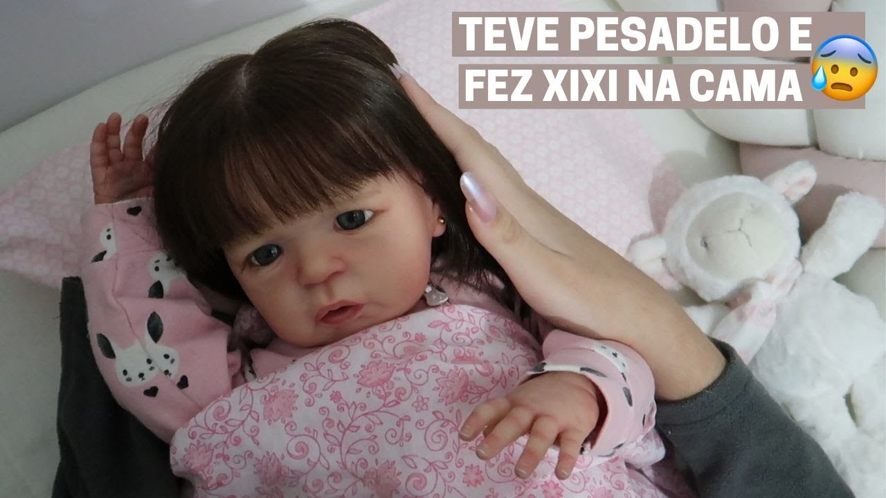 ROTINA DA MADRUGADA SANDIE TEVE PESADELO E FEZ XIXI NA CAMA