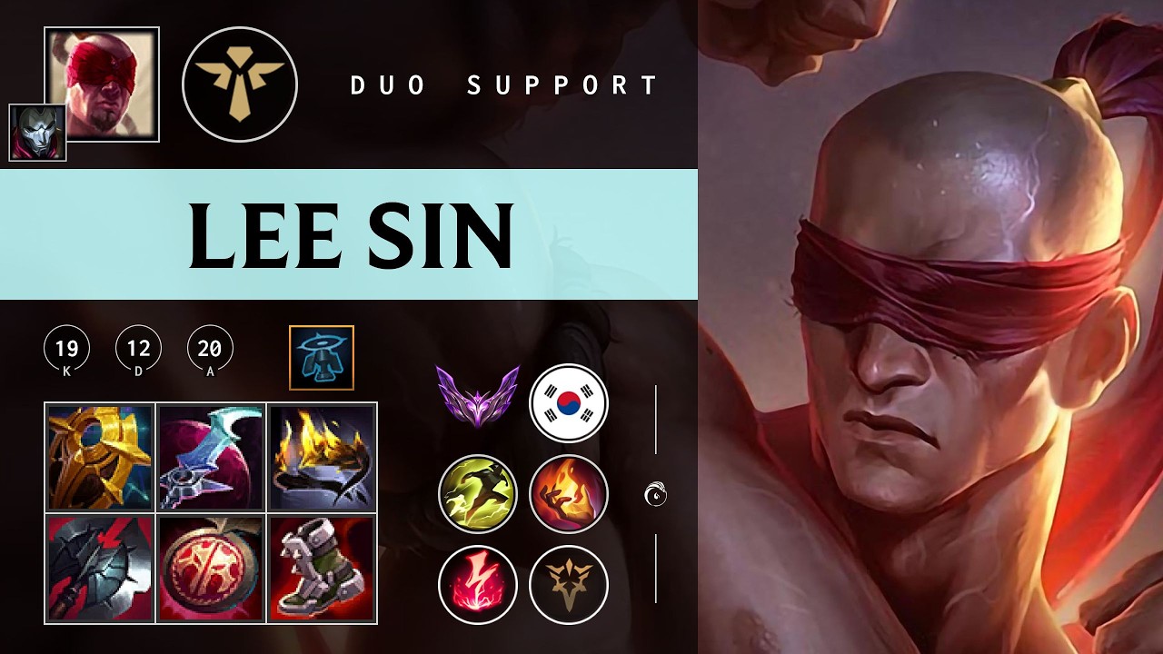 Lee Sin Support vs Pyke - KR Master Patch 26.05