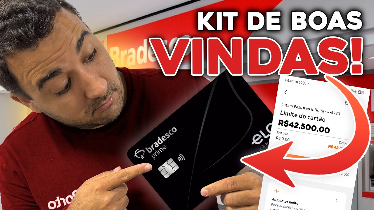 CHEGOU O MEU CARTÃO ELO NANQUIN BRADESCO COM ISENÇÃO DE ANUIDADE VITALÍCIA