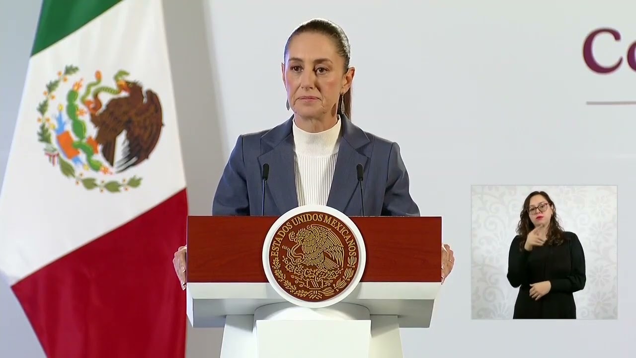 Primera aparición de Claudia Sheinbaum en la mañanera
